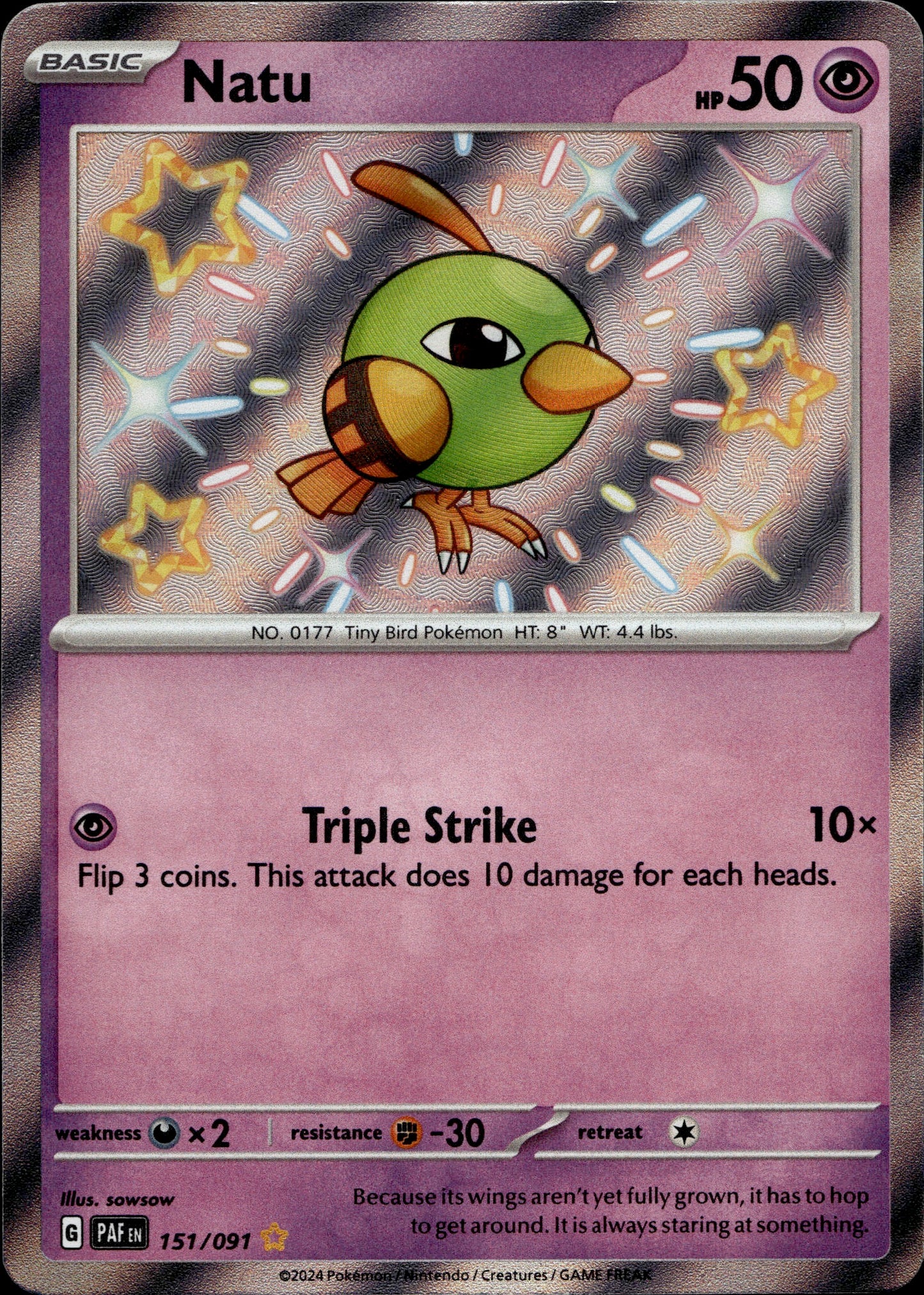 Natu 151/091 - Paldean Fates