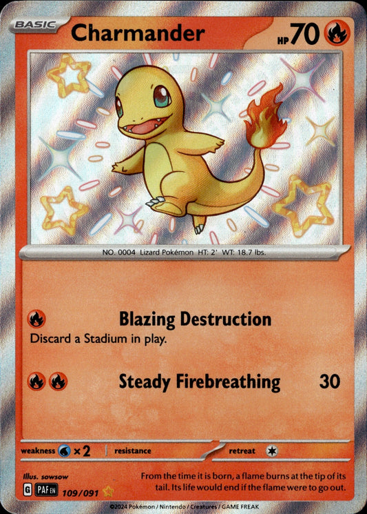 Charmander 109/091 - Paldean Fates