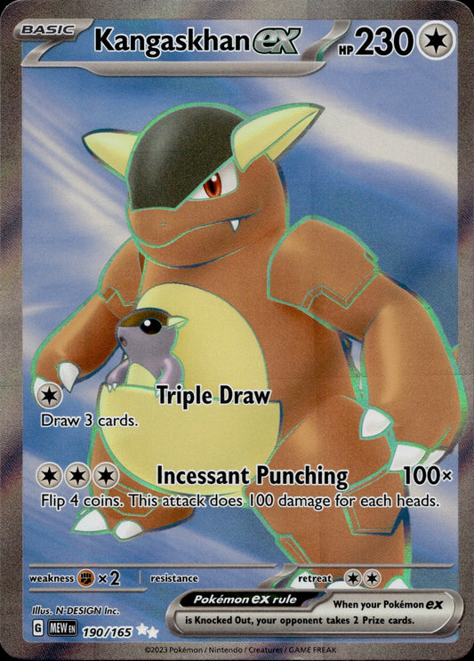 Kangaskhan Ex 190/165 - 151 - #002