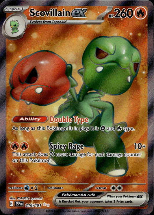 Scovillain Ex 216/191 - Surging Sparks